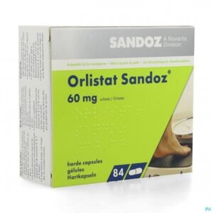 Orlistat 60 Mg, 84 Capsules, Sandoz